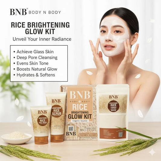 BNB Rice Brightening Glow Kit