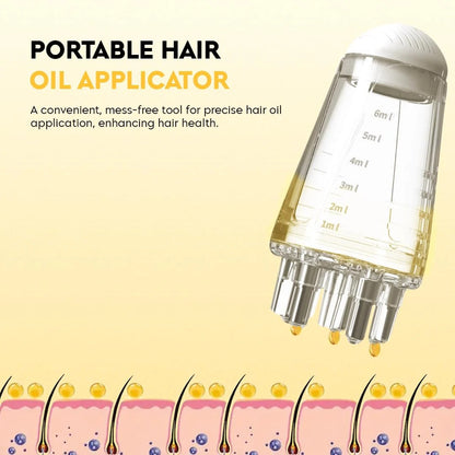 Oil Applicator Scalp Hair Comb – Mess Free Hair Oil Solution
